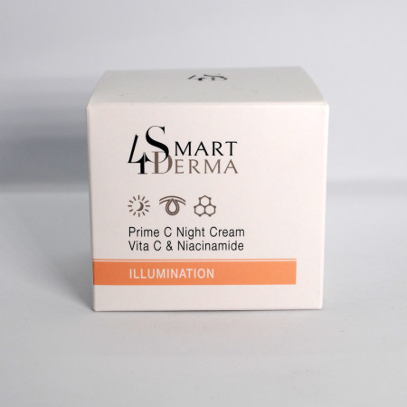 Smart4Derma Illumination Prime C Night Creme Vita C&Niacinamide Суперантиоксидантный ночной крем, 50 мл