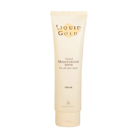 Anna Lotan Дневной крем с легким тоном Тройной эффект SPF 30 Liquid Gold Tinted Moisturizing SPF 30, 100 мл
