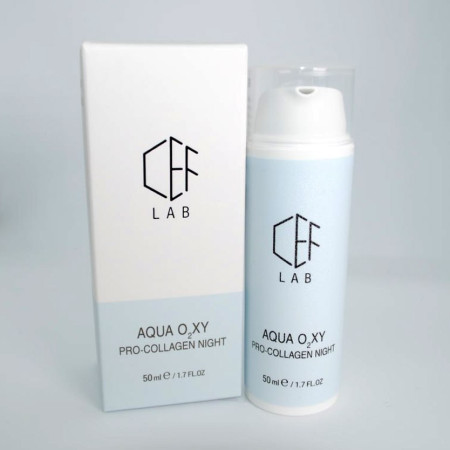 Проколлагеновый Ночной Крем CEF Lab Aqua O2xy Pro-Collagen Night Cream, 50 мл