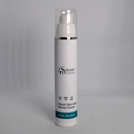 Smart4Derma AcneBalance Manuki Sebo-Mask Blemish Solution Манукі-маска для відновлення мікробіому та себорегуляції, 50 мл