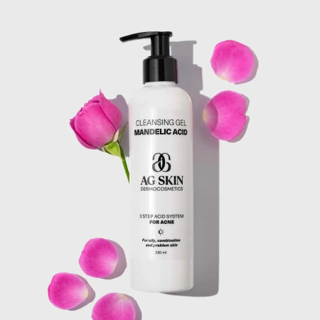 AG Skin Очищающий гель с миндальной кислотой Cleansing gel mandelic acid, 500 мл