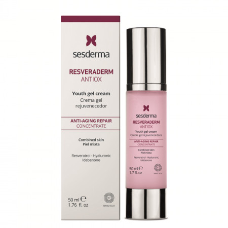 Сесдерма Resveraderm Концентрированный омолаживающий крем гель SesDerma Resveraderm Antiox Cream Gel, 50 мл