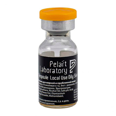Пеларт Ампула локального застосування для лікування акне Pelart Laboratory Inula Line Ampoule Local Use Oily Skin, 2 мл