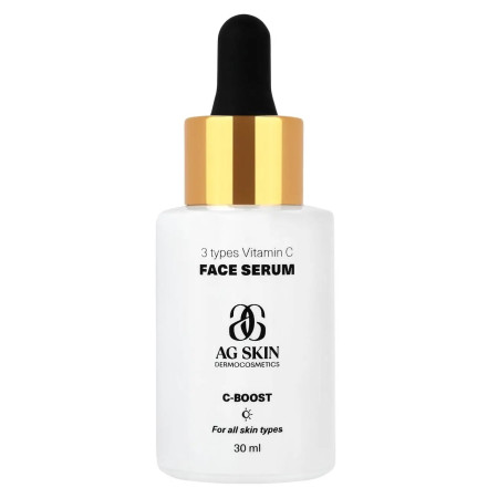 AG Skin Сыворотка с тремя видами витамина C 3 TYPES OF VITAMIN C FACE SERUM, 30 мл