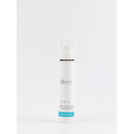Smart4Derma Acne Balance BB COVER MATT CREAM TOTAL PROTECT SPF 30 Мотивирующий ВВ крем SPF 30, 50 мл