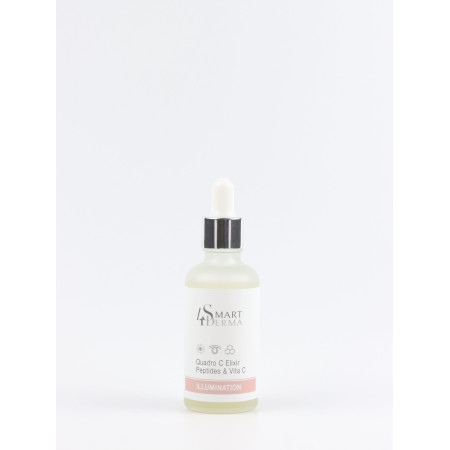 Smart4Derma Illumination QUADRO C ELIXIR PEPTIDES & VITA C Мультипептидний еліксир із вітаміном С 50 мл