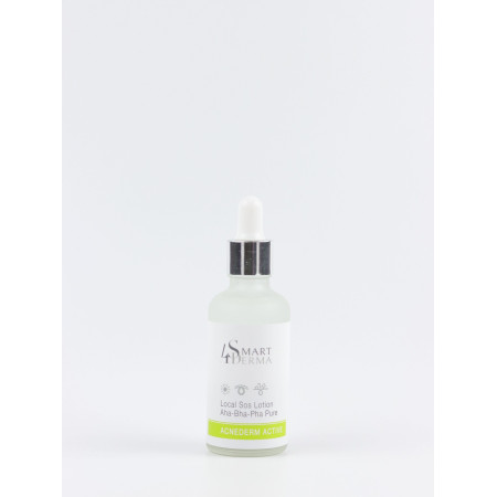 Smart4Derma Acne Derm Active SOS LOTION АНА-BHA-PHA PURE Мультикислотная локальная присушка 50 мл