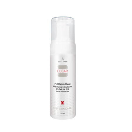 Anna Lotan Очистительная пенка с экстрактом растений и 2% салицила Clear Purifying Foam, 150 мл