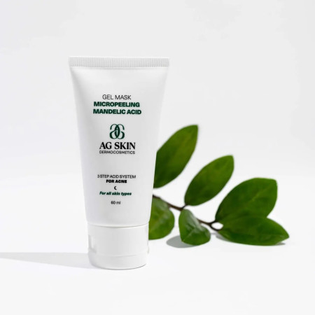 AG Skin Гель-маска микропилинг с миндальной кислотой Gel mask micropeeling mandelic acid, 60 мл