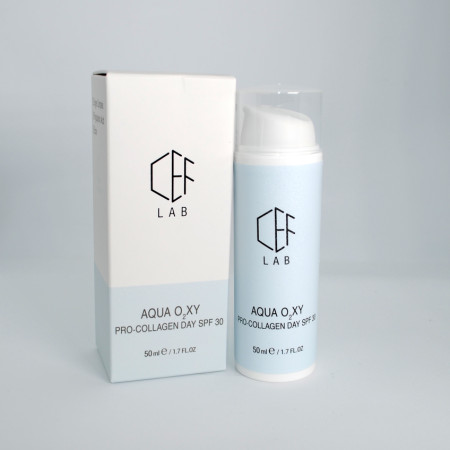 Проколагеновый Дневной Крем Spf 30 CEF Lab Aqua O2xy Pro-Collagen Day Cream SPF 30, 50 мл