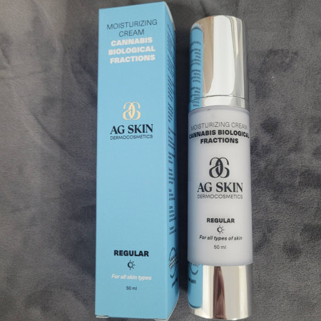 AG Skin Увлажняющий крем с церамидами и биологическими фракциями каннабиса Moisturising cream cannabis biological fractions, 50 мл