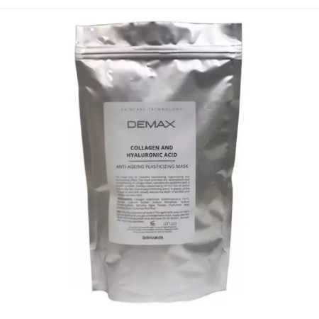 Demax Антивозрастная пластифицирующая маска с коллагеном и гиалуроновой кислотой Collagen and Hyaluronic Acid Mask, 500 г