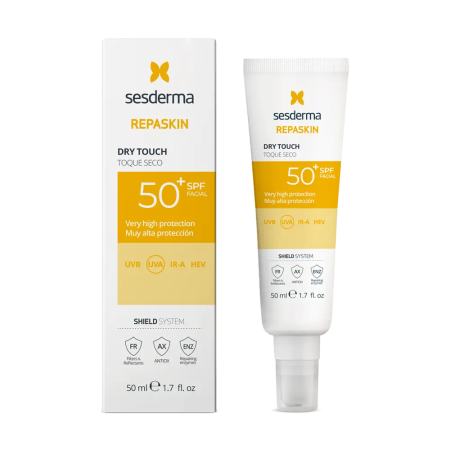 Солнцезащитный крем-гель SPF 50 SesDerma Repaskin Dry Touch Facial SPF 50, 50 мл