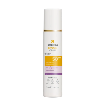 Сесдерма Омолаживающий солнцезащитный крем для лица SPF 50 Sesderma Repaskin Urban 365 Anti-Aging SPF50 50 мл
